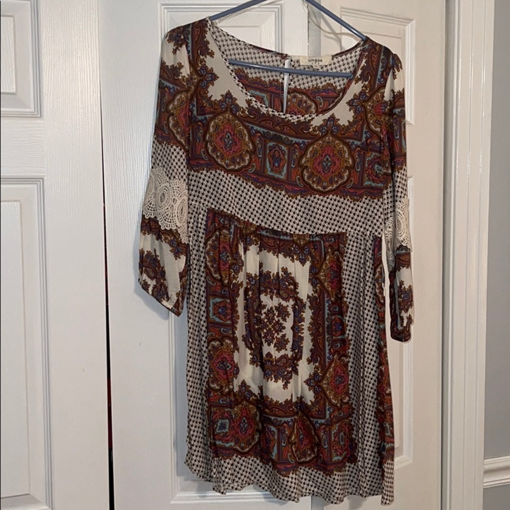 Boutique 3/4 sleeve dress